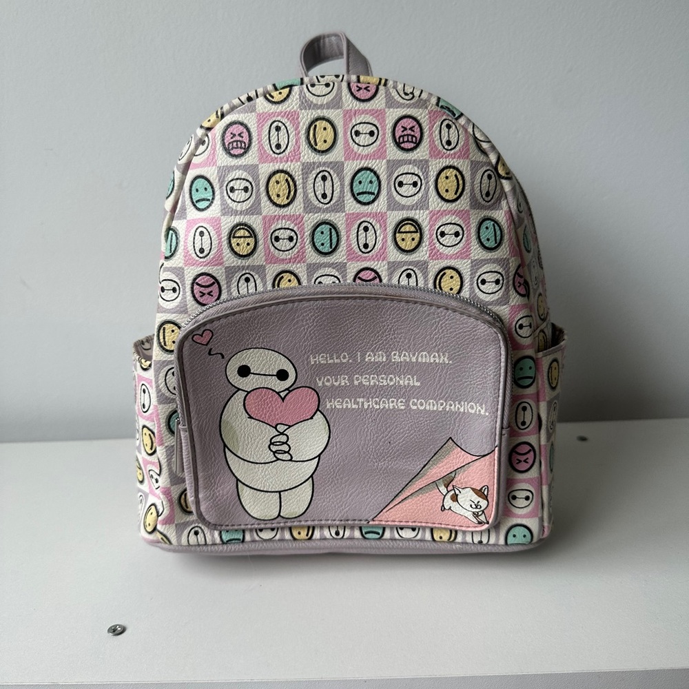 Cute Baymax Mini Backpack